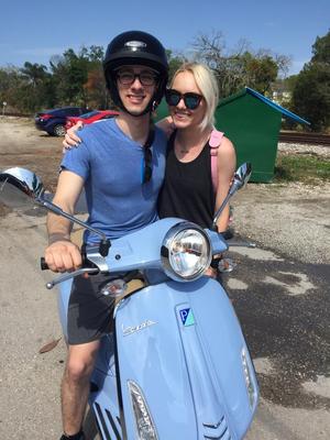 New Vespa Owners - Elliott and Olivia