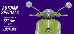 Autumn 2018 Vespa Specials